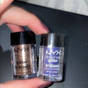 Mud glitters never used!